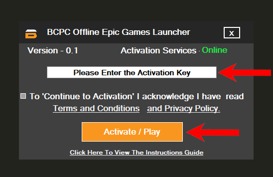 epic game activate code